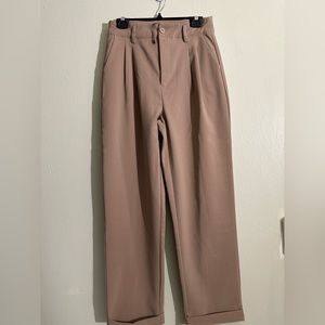 Nasty Gal collection cream pants size US 6 , UK 10